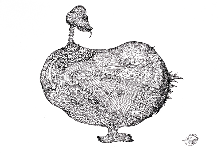《染色体》系列-19 40X50cm  纸本 2016