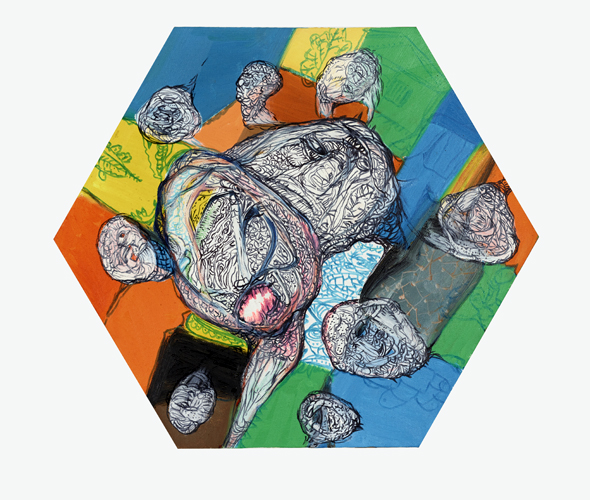 《无题》-13 60X60cm  油画 2018