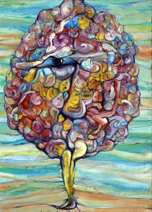《无题》-7 70X50cm  油画 2016