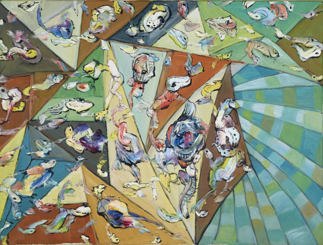 《招魂》系列-28 60X70cm  油画 2017