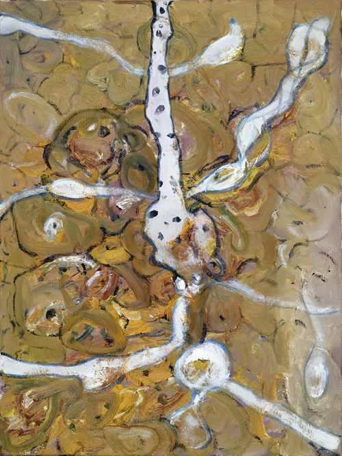 《招魂》系列-30 70X50cm  油画 2015