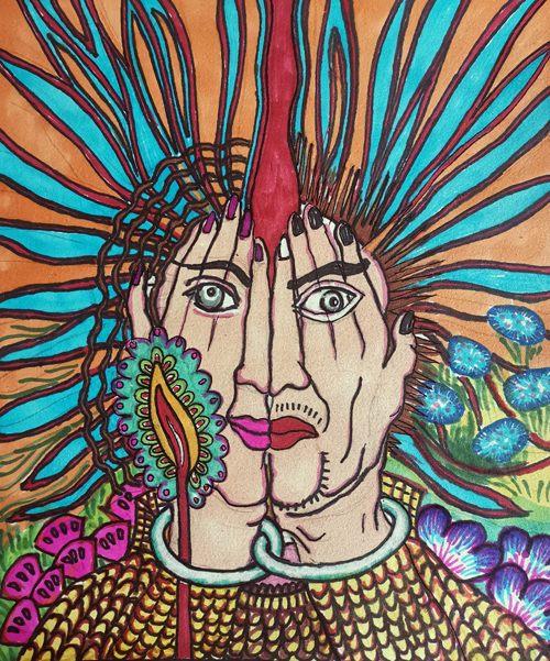 《我的世界》系列18 60X50cm 纸本 2022