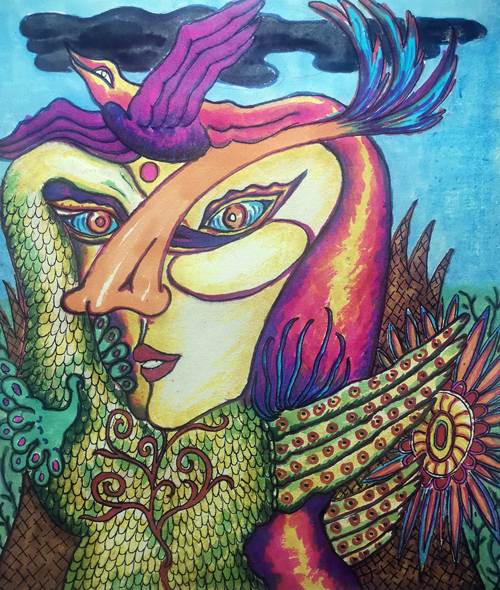 《我的世界》系列2 60X50cm 纸本 2022