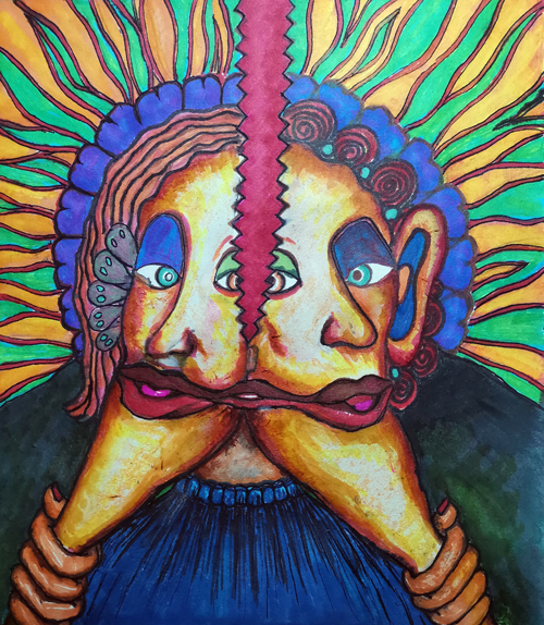 《我的世界》系列6 60X50cm 纸本 2022