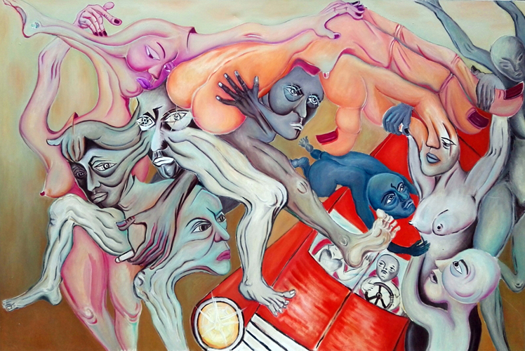 《异界》系列28 50X70cm 油画2017
