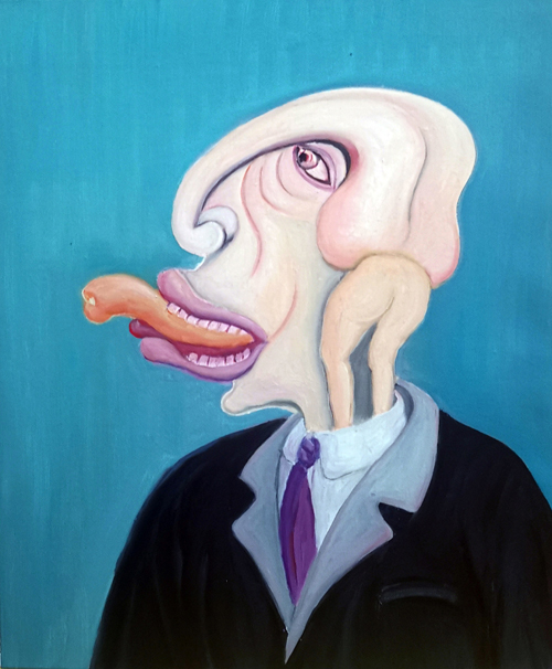 《异界》系列47 60X50cm 油画2022