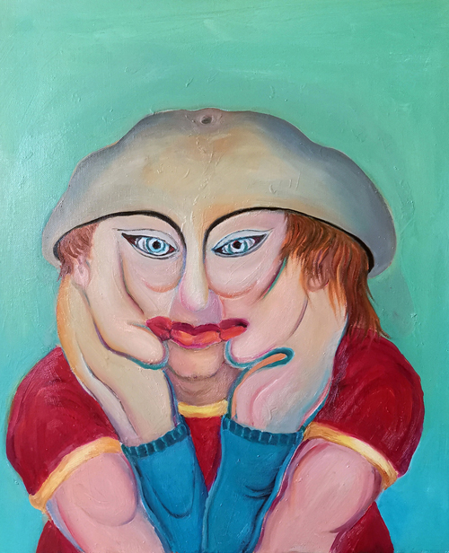 《异界》系列50 60X50cm 油画2022