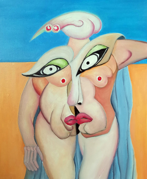 《异界》系列53 60X50cm 油画2022
