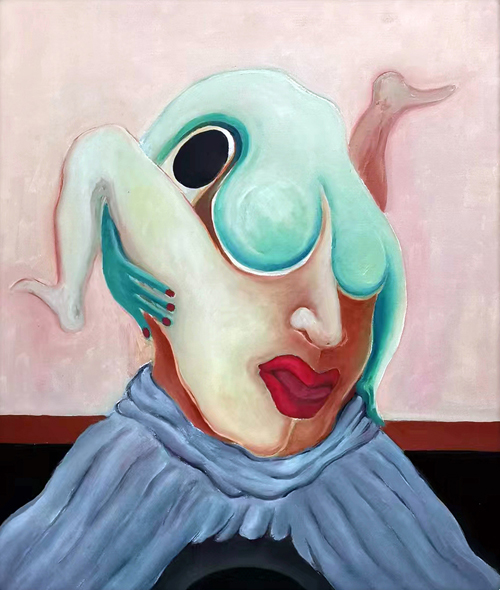 《异界》系列58 60X50cm 油画2022