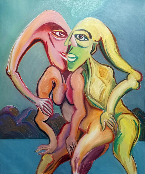 《异界》系列59 60X50cm 油画2022