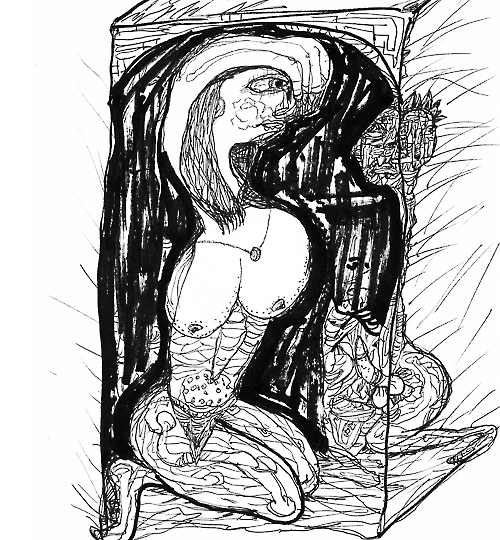 《染色体》系列-29 50X40cm  纸本 2016