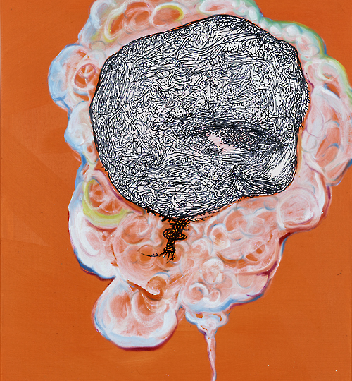 《无题》-4 70X50cm  油画 2018
