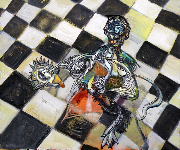 《招魂》系列-14 60X70cm  油画 2016