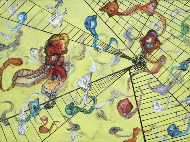 《招魂》系列-26 60X70cm  油画 2019