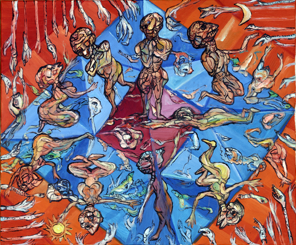 《招魂》系列-9 60X70cm  油画 2016