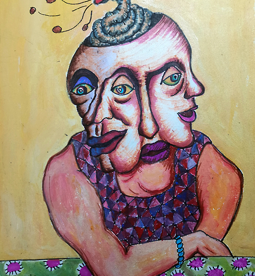 《我的世界》系列12 60X50cm 纸本 2022