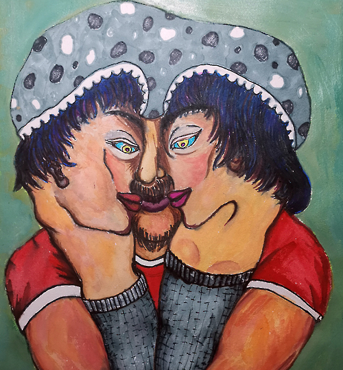 《我的世界》系列1 60X50cm  油画 2022