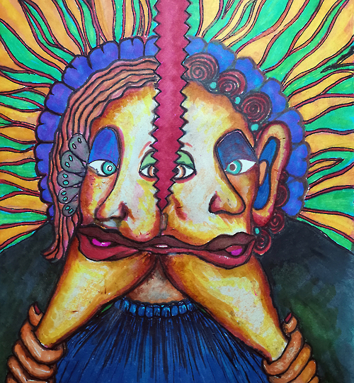 《我的世界》系列6 60X50cm 纸本 2022