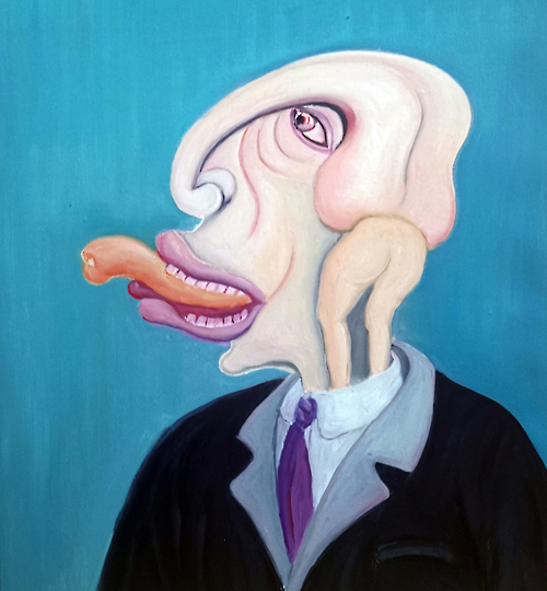 《异界》系列47 60X50cm 油画2022