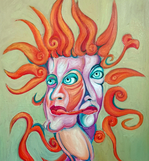 《异界》系列51 60X50cm 油画2022