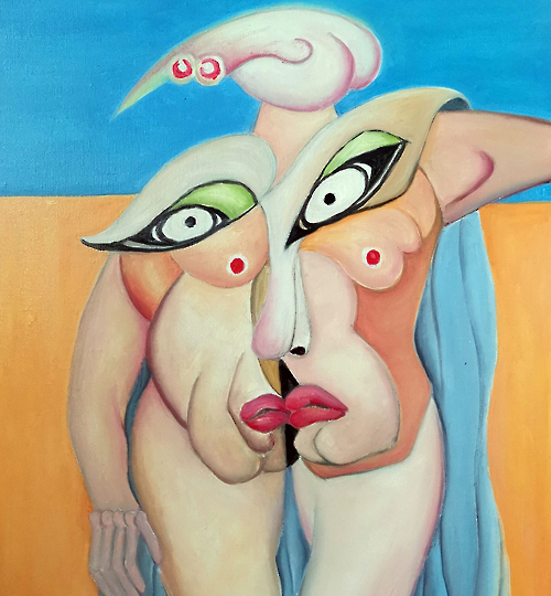 《异界》系列53 60X50cm 油画2022