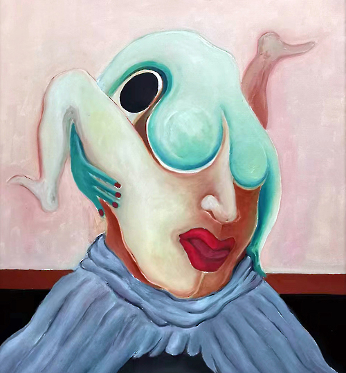 《异界》系列58 60X50cm 油画2022