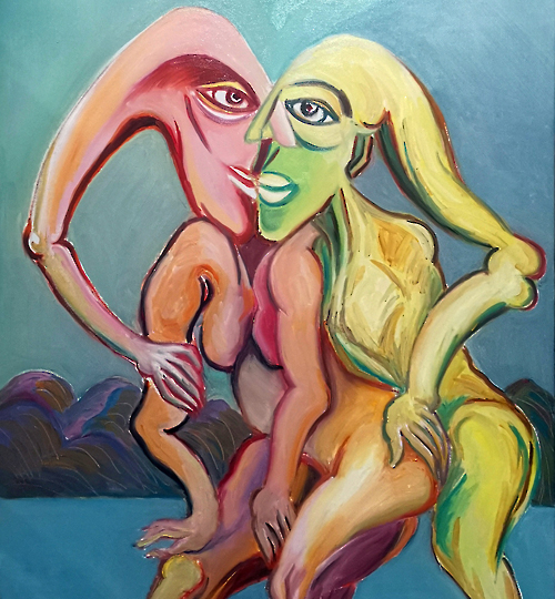 《异界》系列59 60X50cm 油画2022