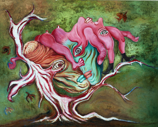 《异界》系列9 50X70cm 油画2017